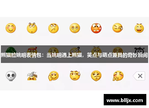 熊猫脸姚明表情包：当姚明遇上熊猫，笑点与萌点兼具的奇妙瞬间